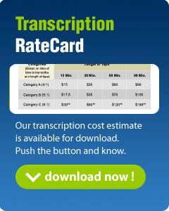 transcription rate card download
